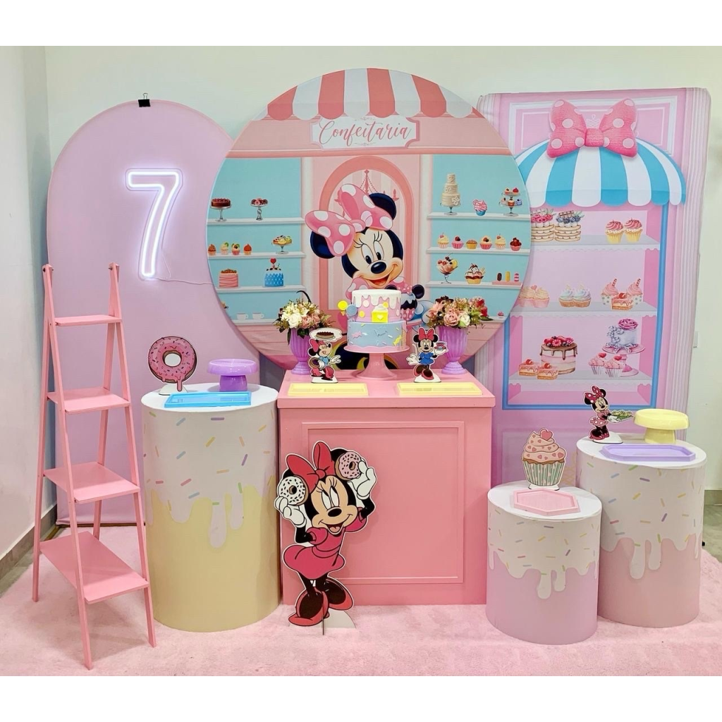 Minnie Confeiteira Kit 4 - Creare Decorações 