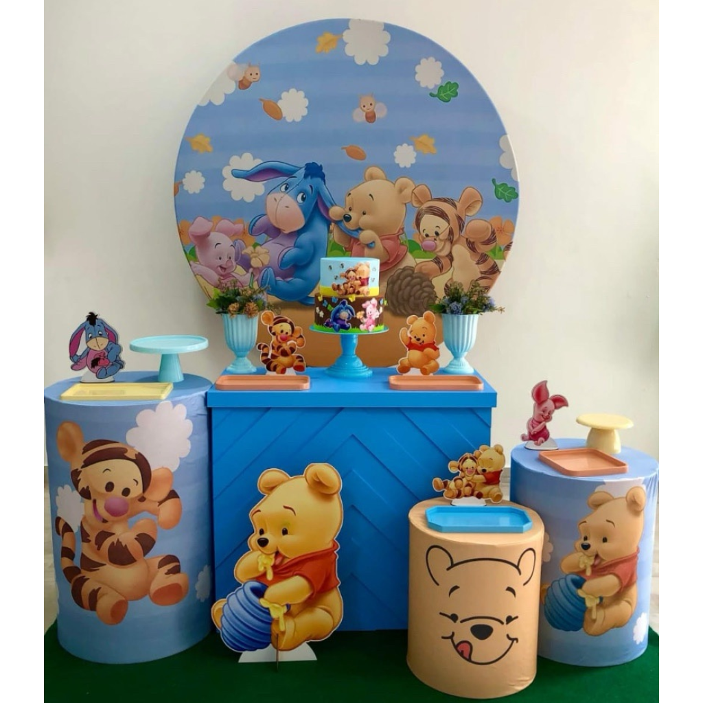 Ursinho Pooh Baby - Kit 2 - Creare Decorações 