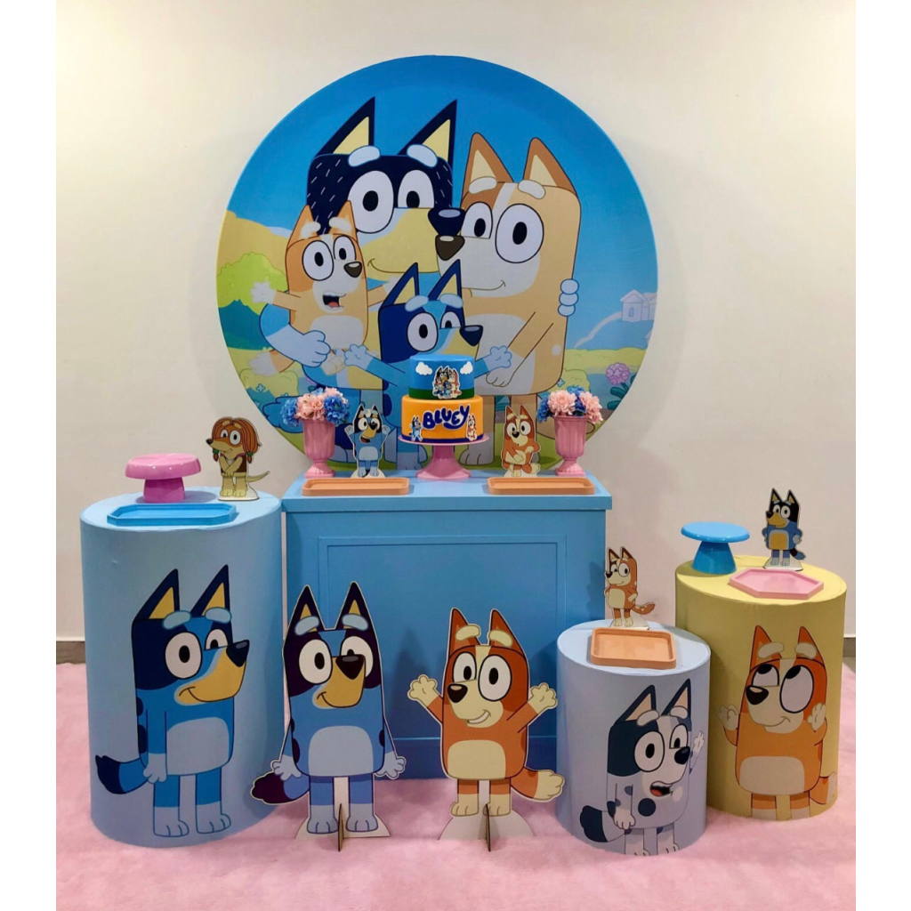 Bluey Menina - Kit 2 - Creare Decorações 