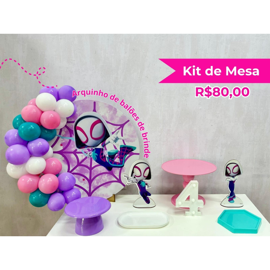 Kit de Mesa Gwen - Creare Decorações 