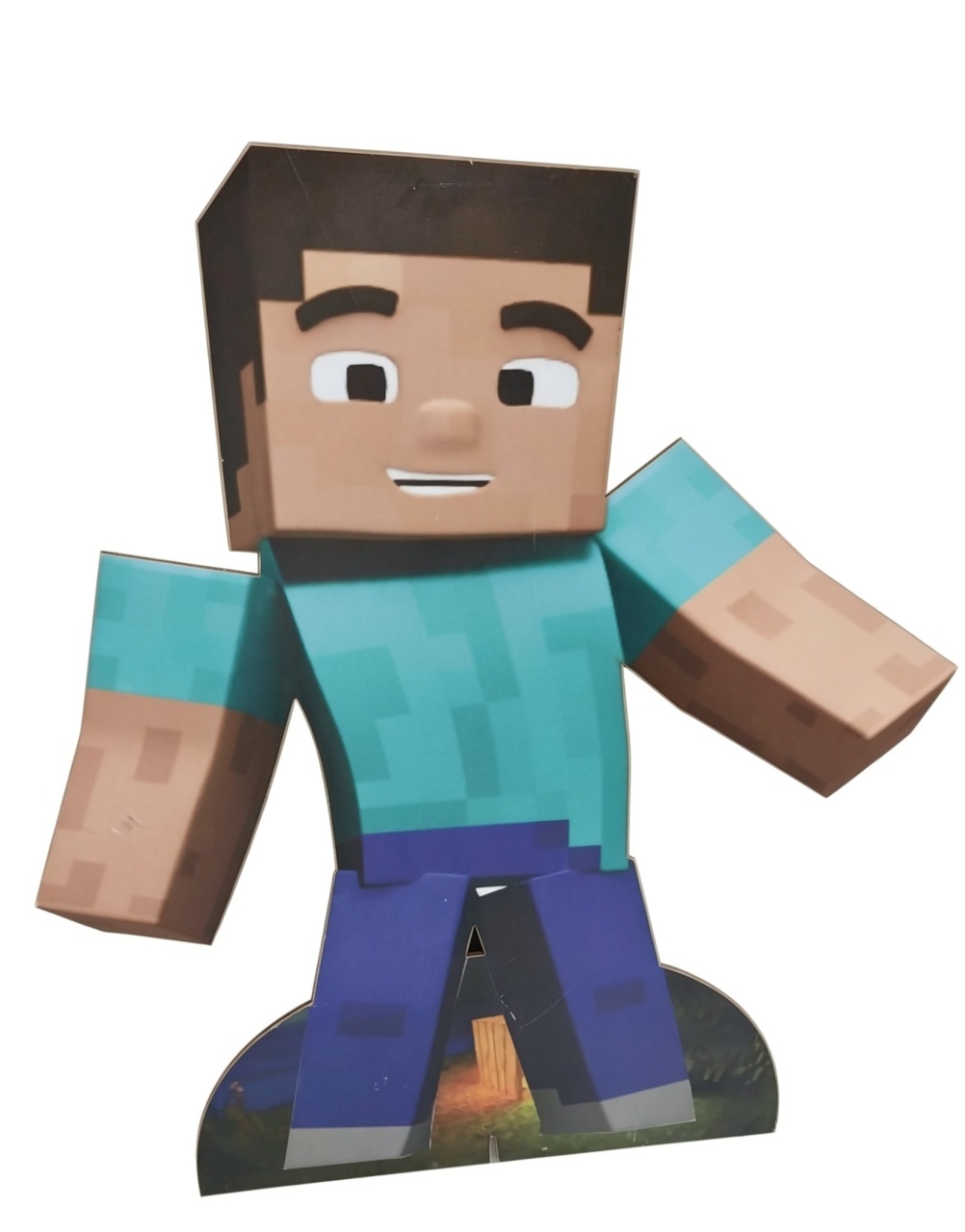 Display de Chão Minecraft Steve - Creare Decorações 