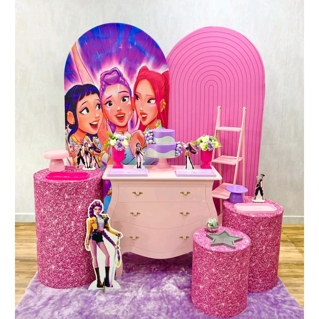 Guerreiras Do Kpop - Kit 3 - Creare Decorações 