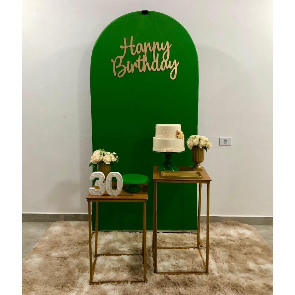 Verde E Dourado Kit 1 - Creare Decorações 