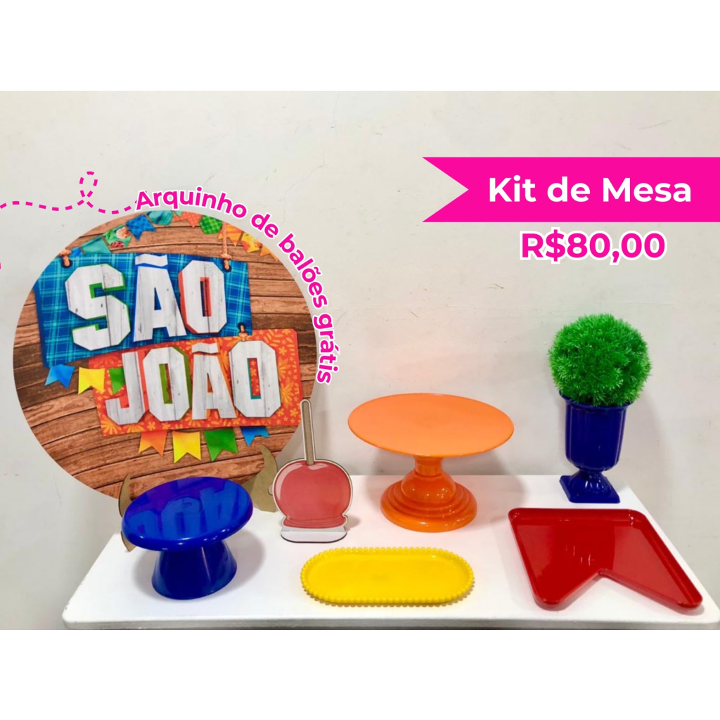 Kit de Mesa São João - Creare Decorações 