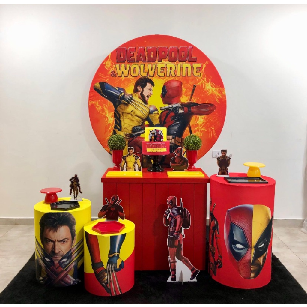 Deadpool E Wolverine - Kit 2 - Creare Decorações 