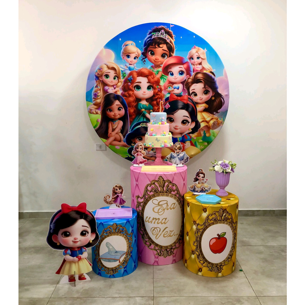Princesas Baby Ia - Kit 1 - Creare Decorações 