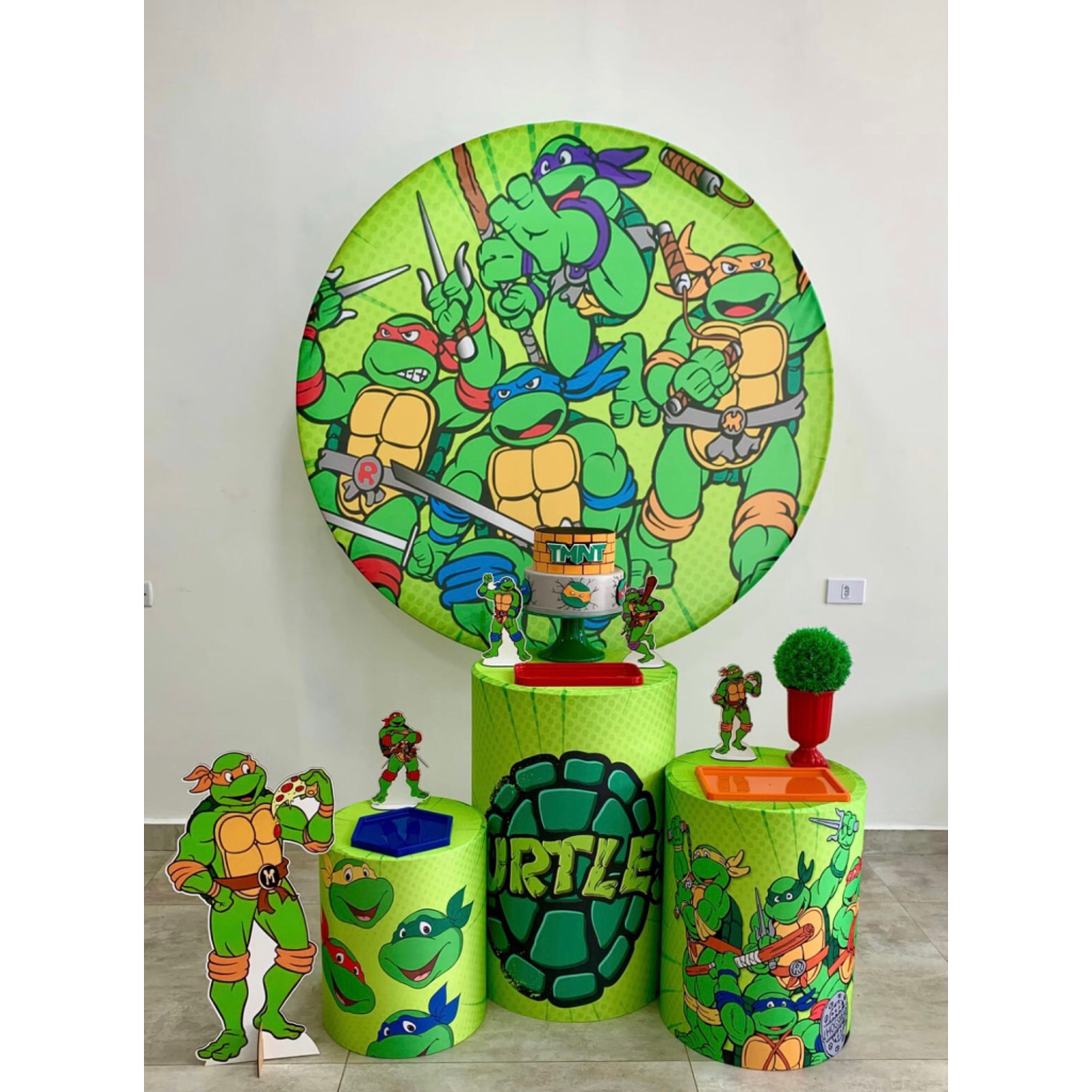Tartarugas Ninjas Kit 1 - Creare Decorações 