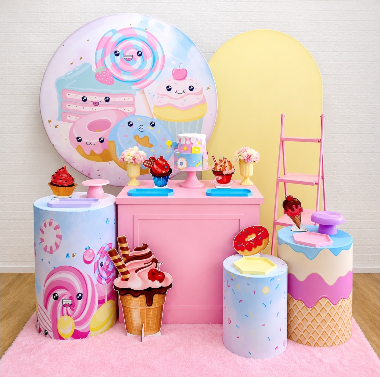 Doces - Kit 3 - Creare Decorações 