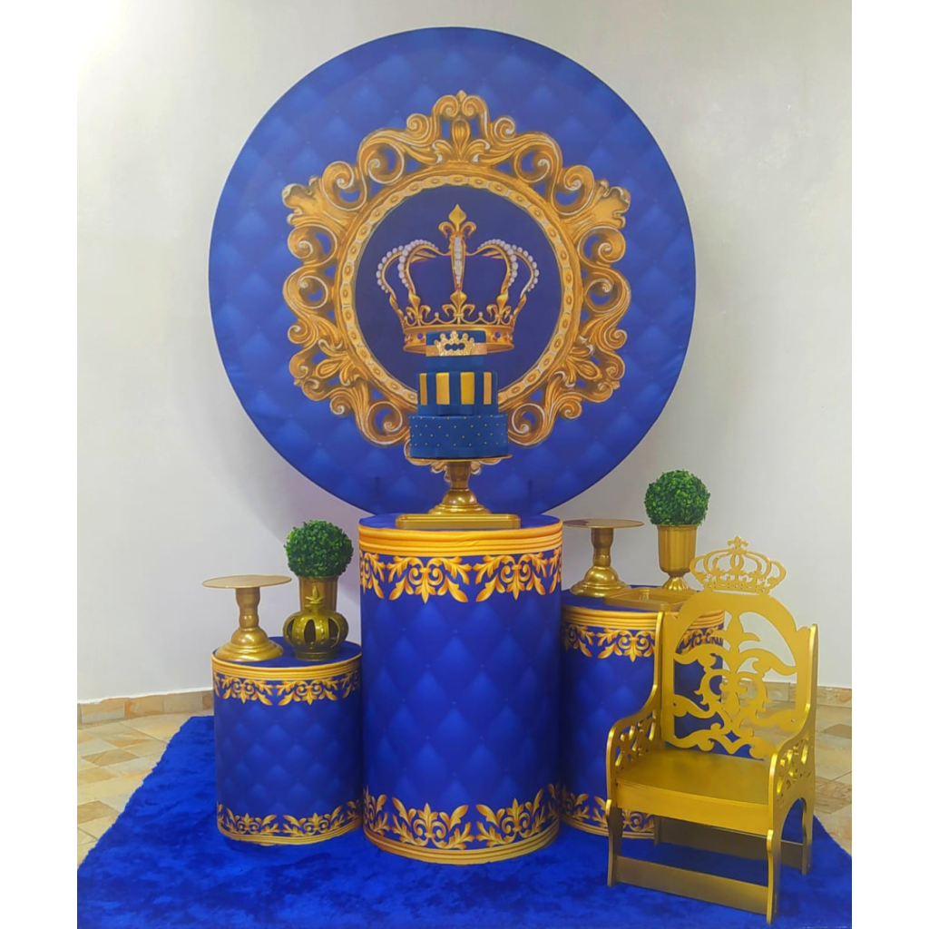 Realeza Azul - Kit 1 - Creare Decorações 