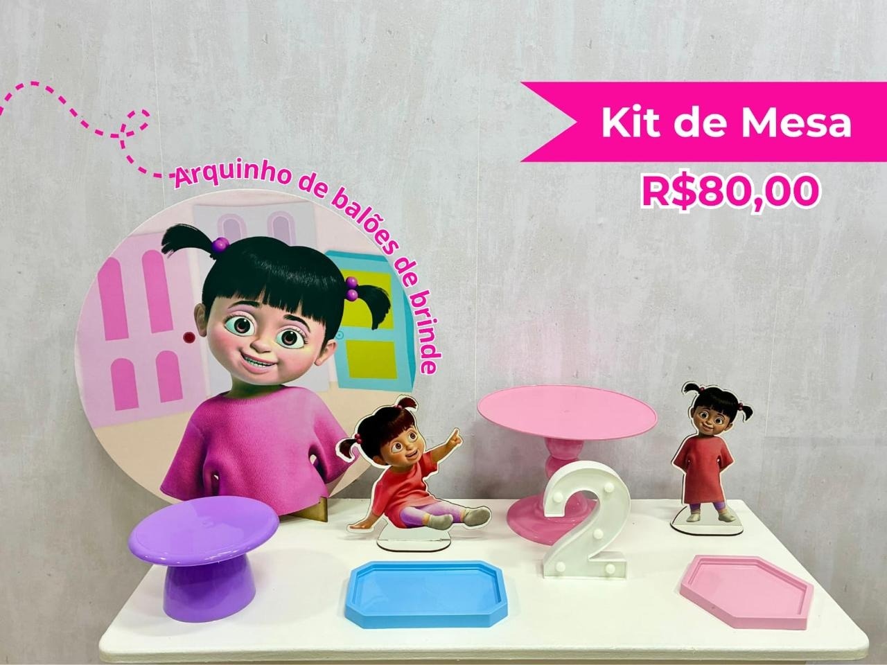 Kit Mesa Boo - Creare Decorações 