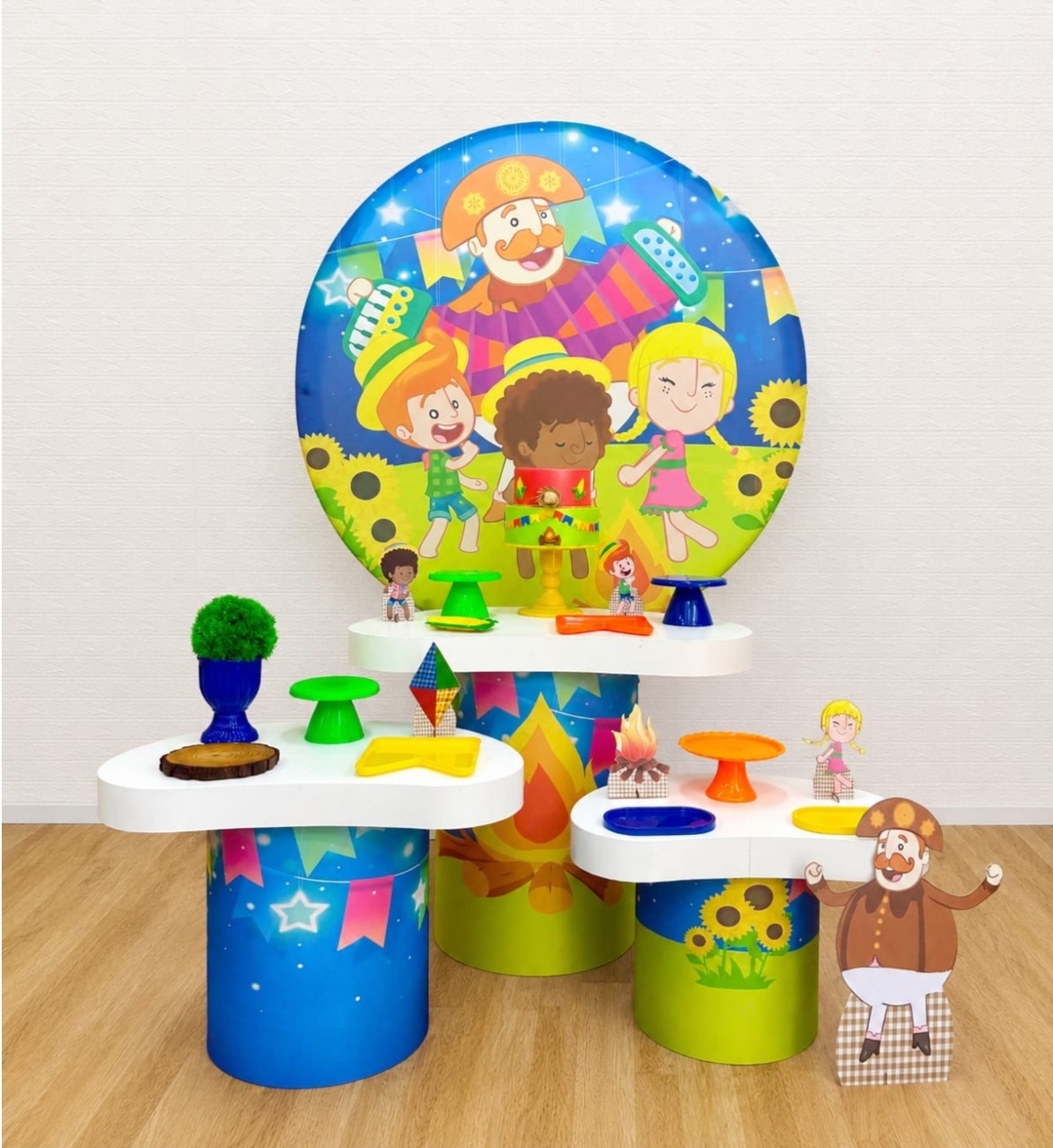 Arraiá Do Bita - Coleção Orgânica P - Creare Decorações 