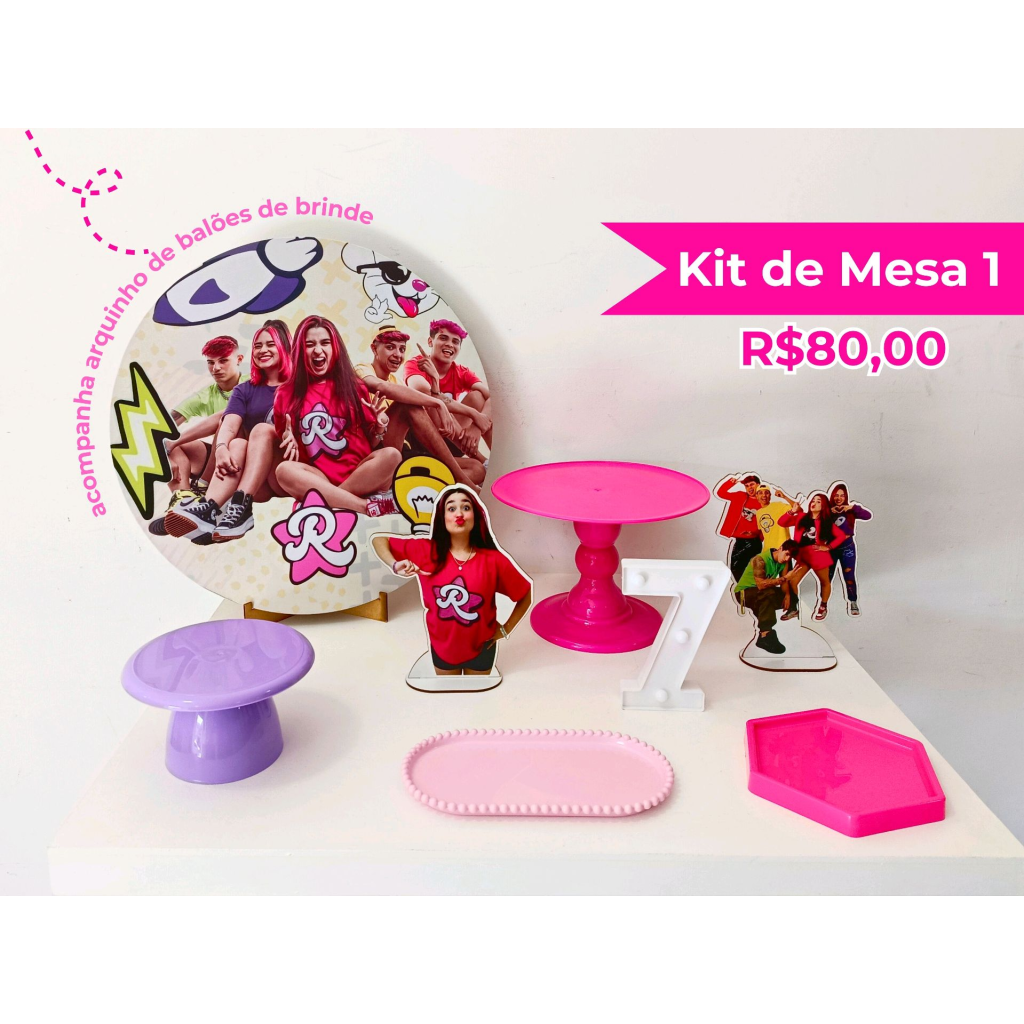 Kit de Mesa Emily Vick - Creare Decorações 