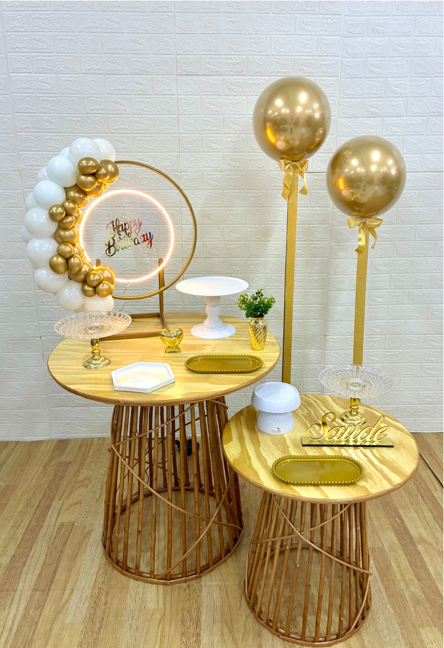 Kit de Mesa 3 - Happy Birthday - Creare Decorações 