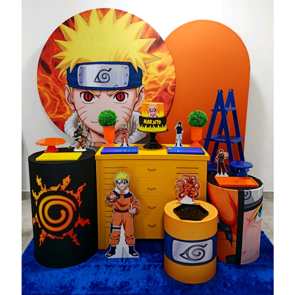 Naruto - Kit 3 - Creare Decorações 