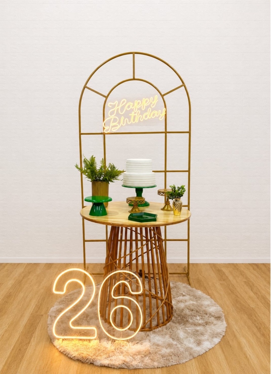 Verde E Dourado - Coleção Vime - Creare Decorações 