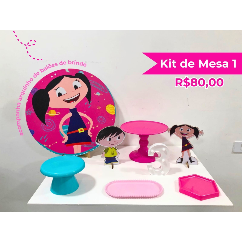 Kit de Mesa Show da Luna - Creare Decorações 