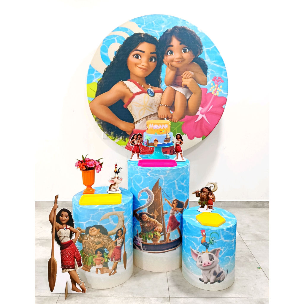 Moana 2 - Kit 1 - Creare Decorações 