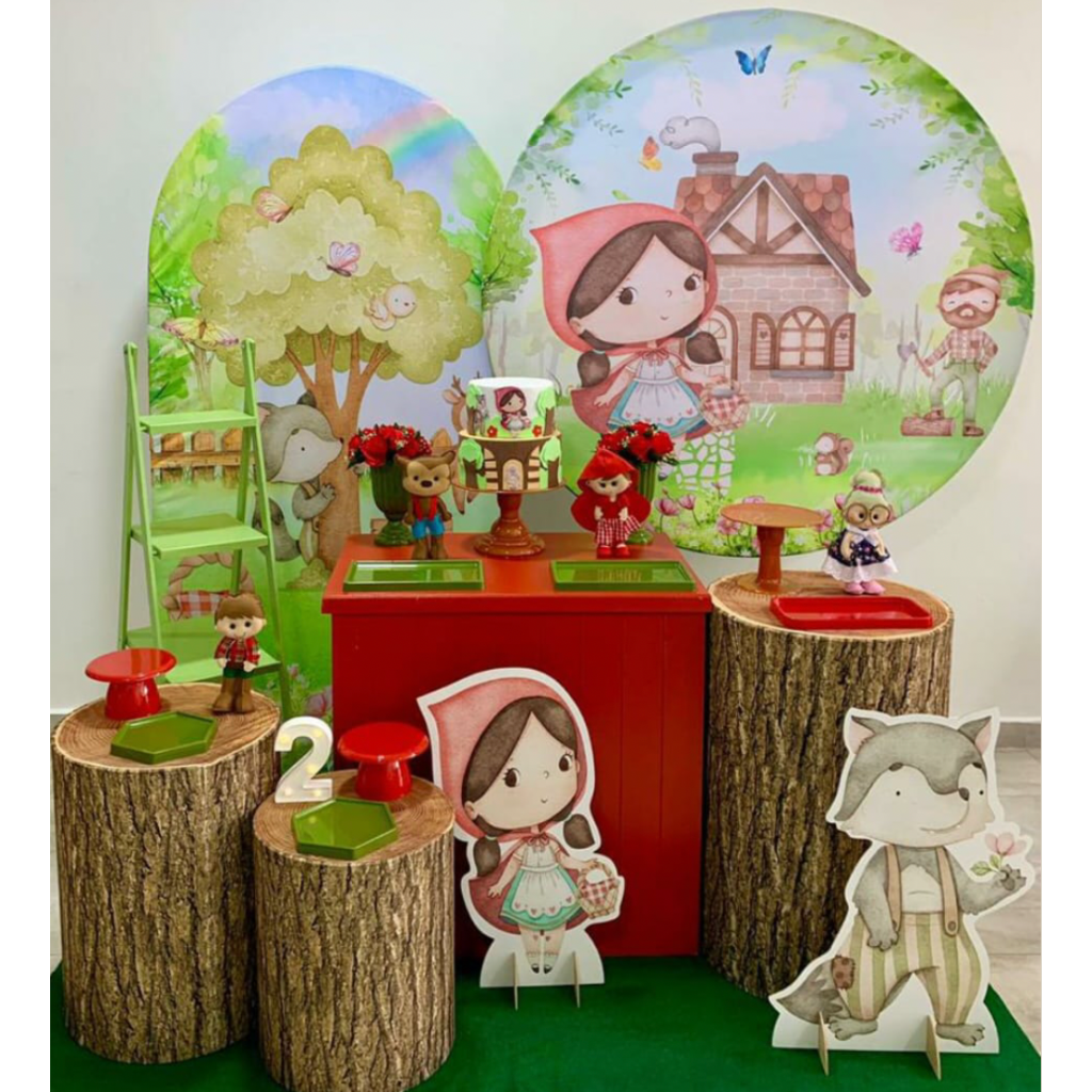 Chapeuzinho Vermelho - Kit 3 - Creare Decorações 