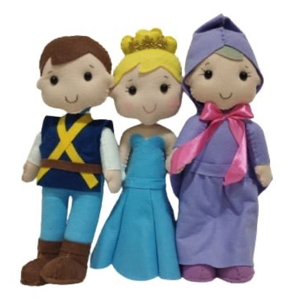 Kit Personagem Cinderela - Creare Decorações 