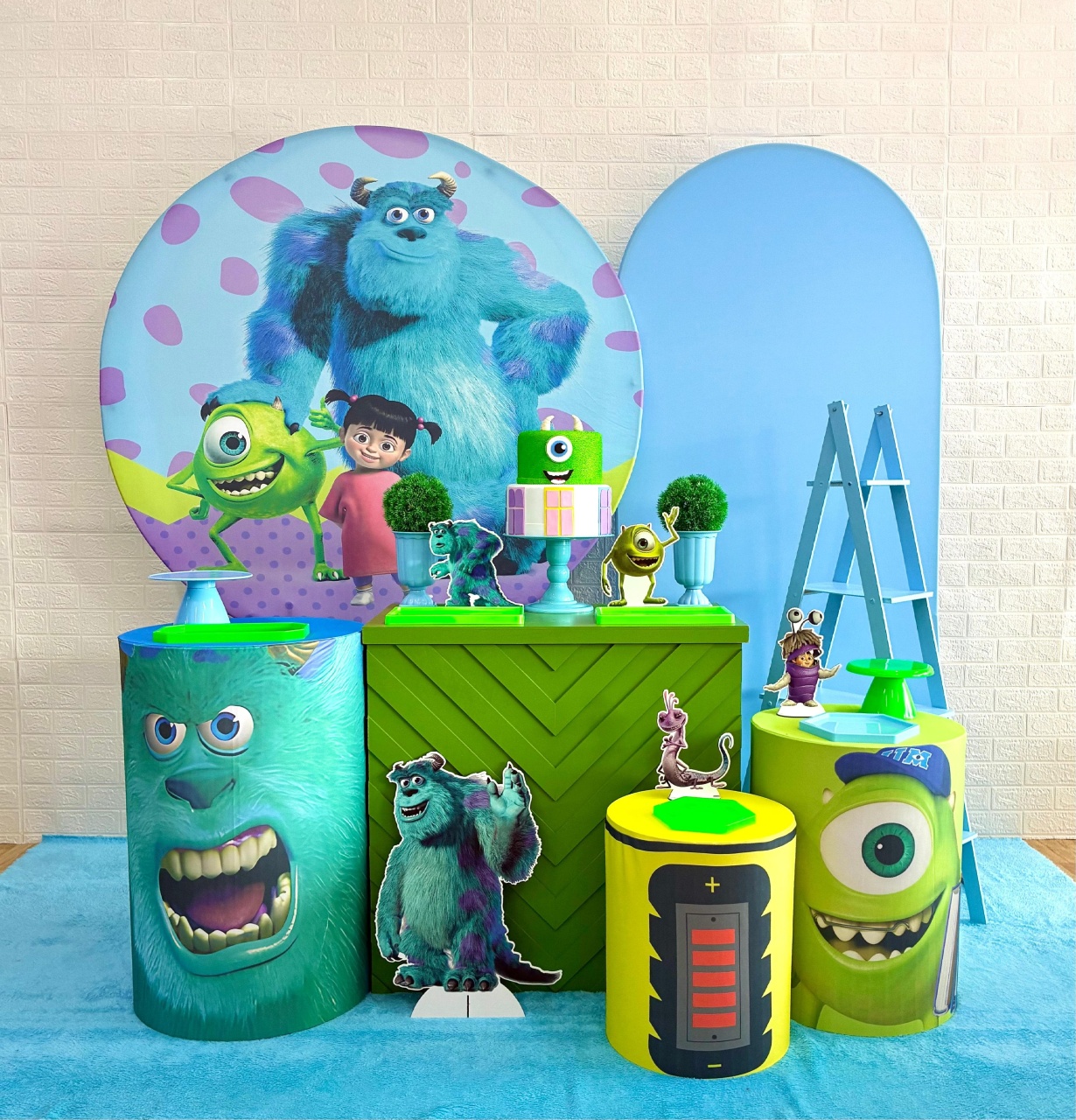 Monstro S.a. Menino Kit 3 - Creare Decorações 