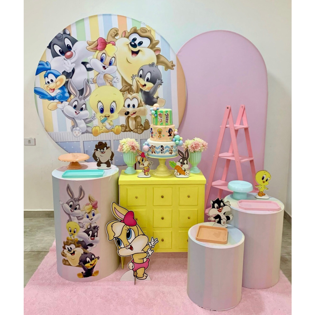 Baby Looney Tunes Menina - Kit 3 - Creare Decorações 