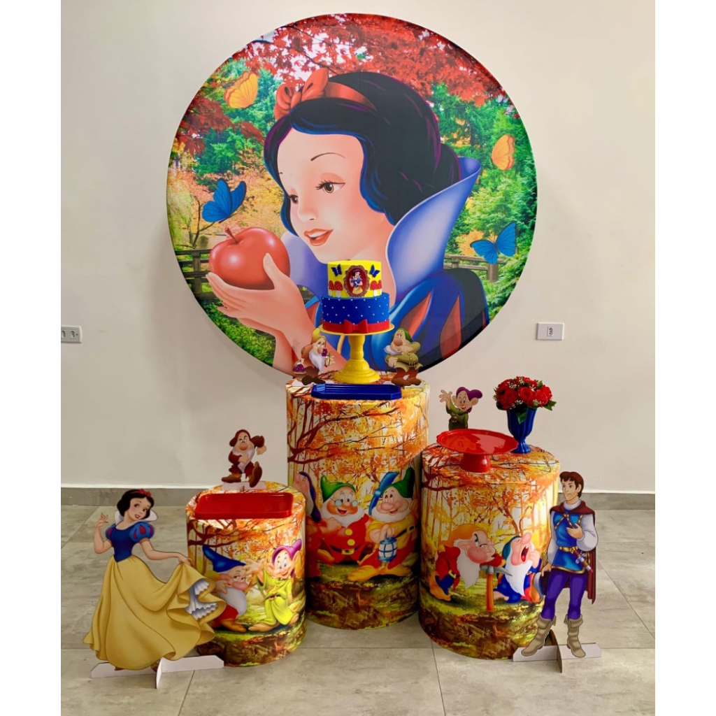 Branca de Neve Kit 1 - Creare Decorações 