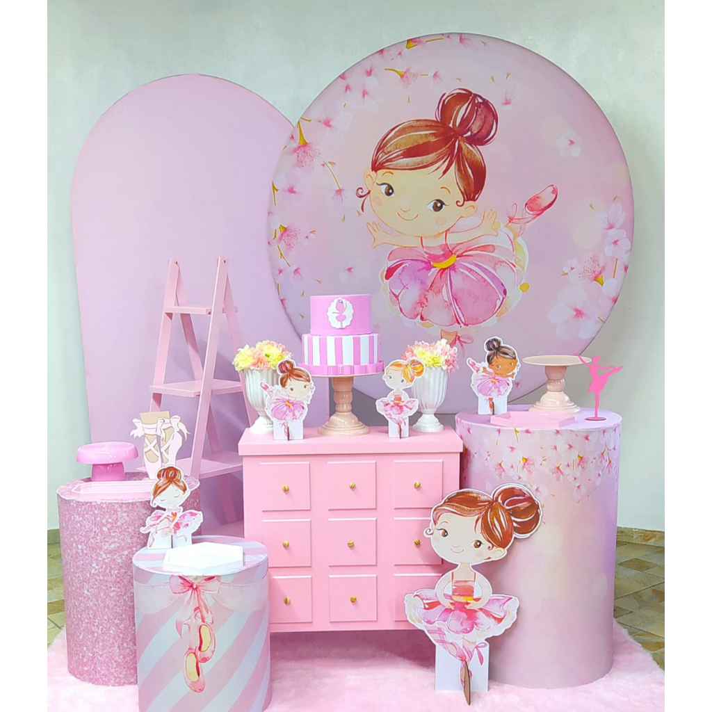 Bailarina - Kit 3 - Creare Decorações 