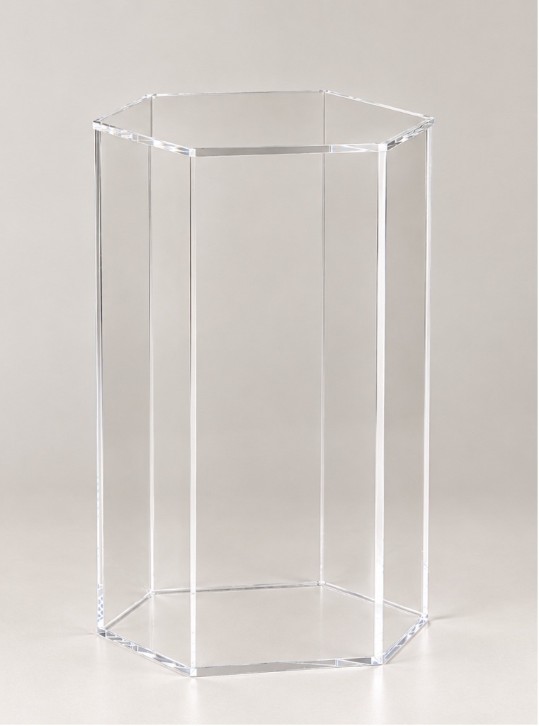 Cubo Sextavado Acrílico G - Creare Decorações 