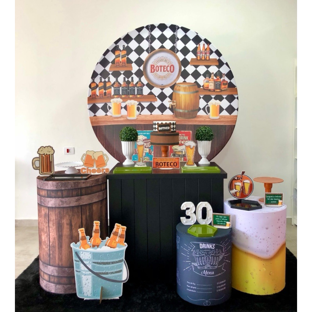Boteco - Kit 2 - Creare Decorações 