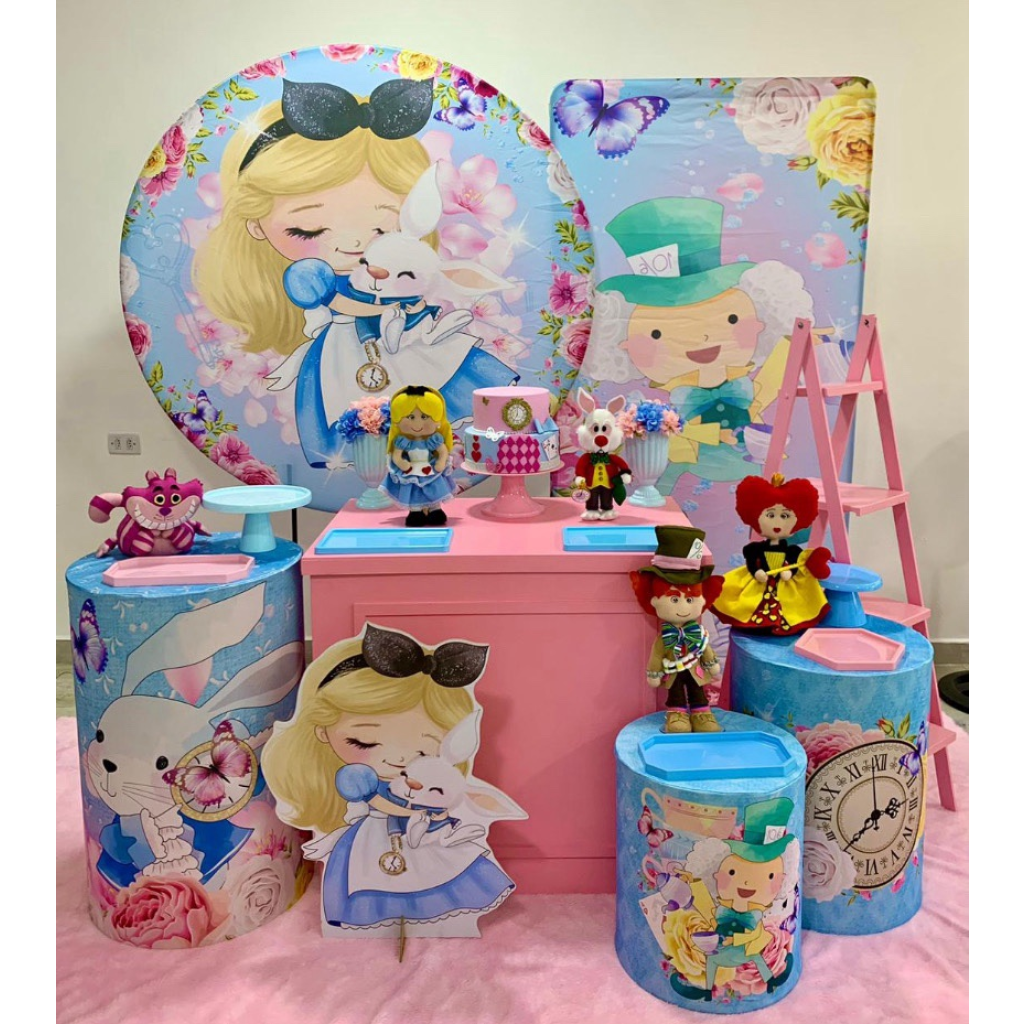 Alice No País das Maravilhas Kit 3 - Creare Decorações 