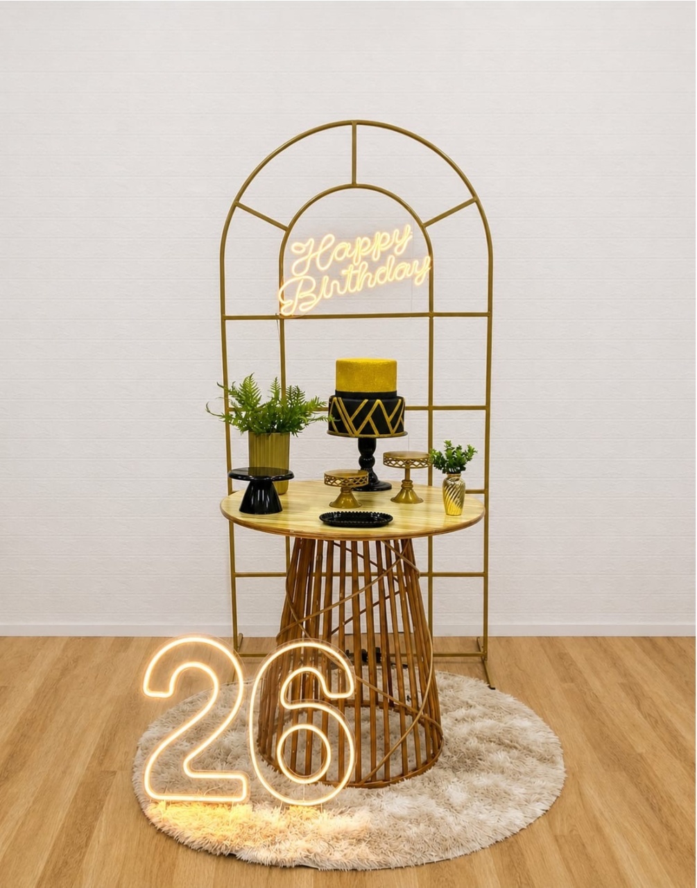 Preto E Dourado - Coleção Vime - Creare Decorações 