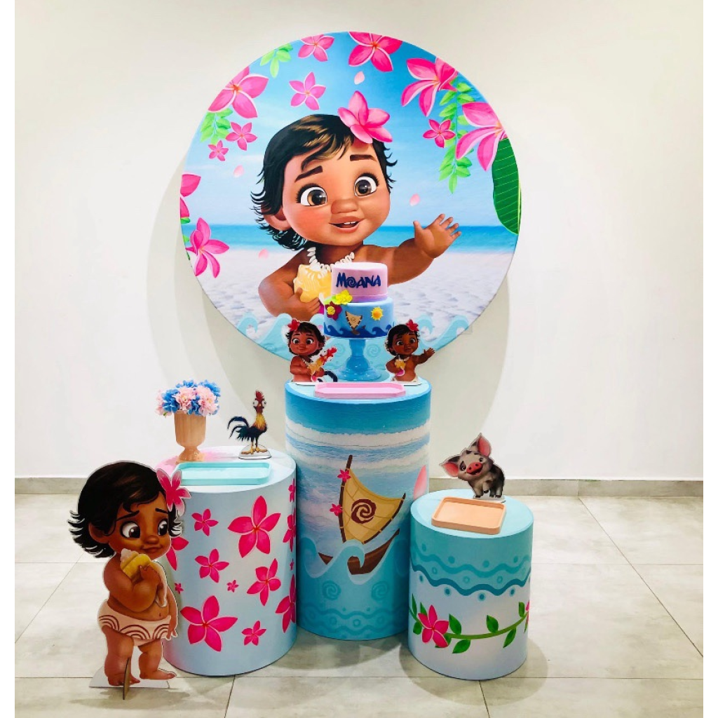 Moana Baby Kit 1 - Creare Decorações 