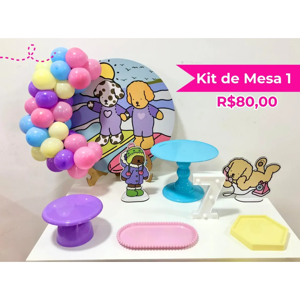 Kit de Mesa Bobbie Goods - Creare Decorações 