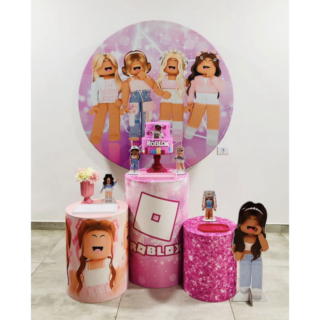 Roblox Menina - Kit 1 - Creare Decorações 