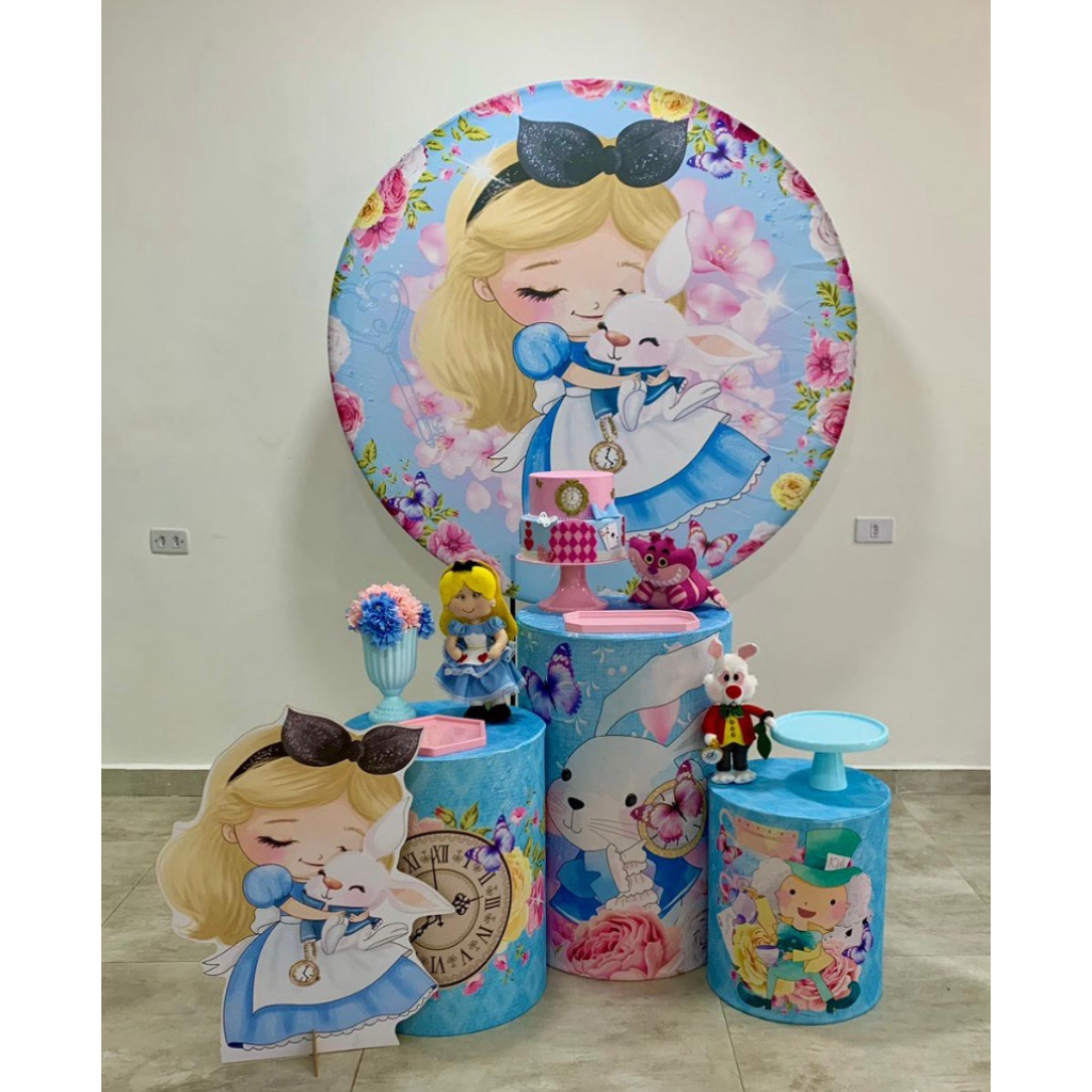 Alice No País das Maravilhas Kit 1 - Creare Decorações 