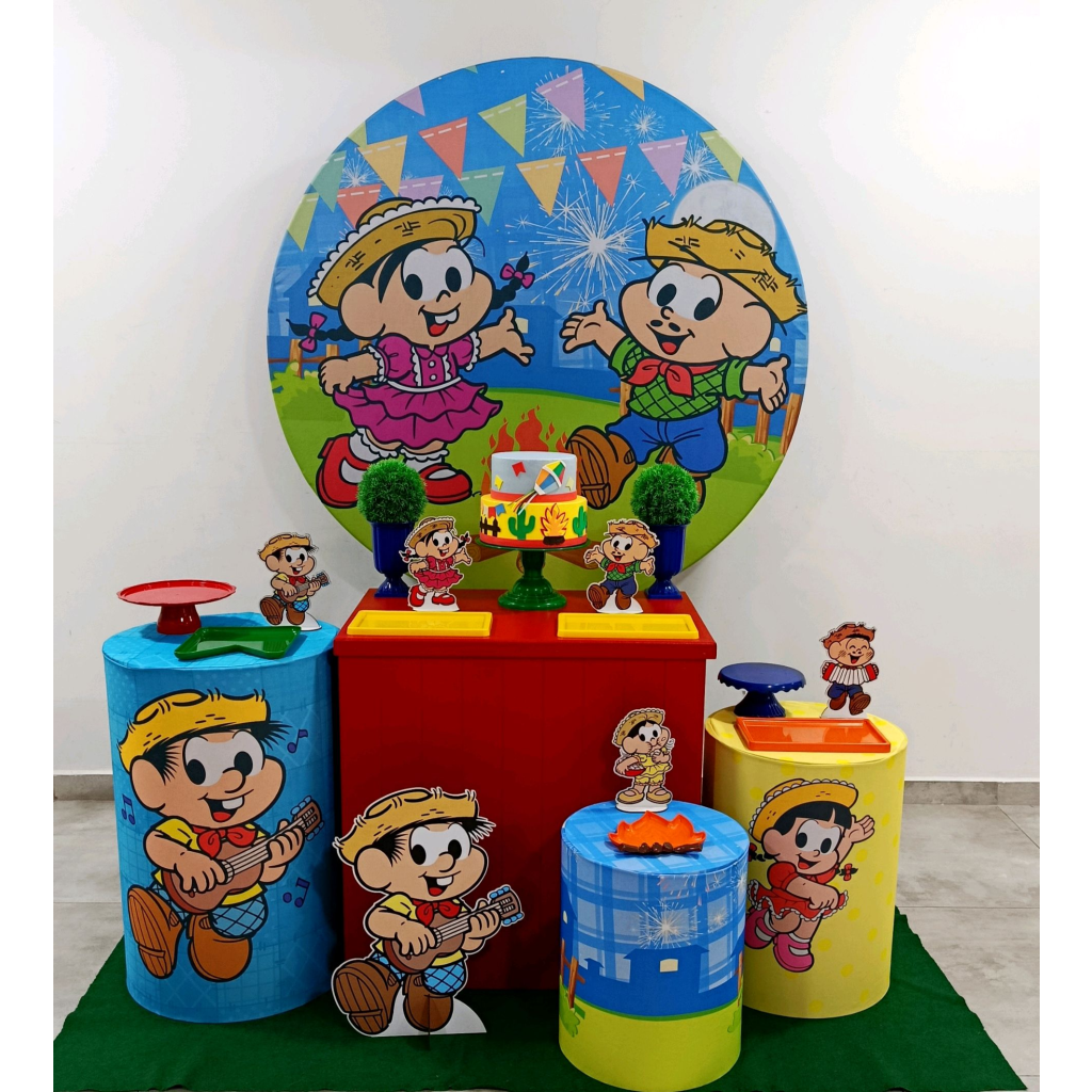 Festa Junina Turma da Mônica - Kit 2 - Creare Decorações 