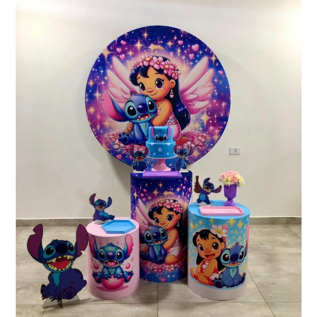 Lilo E Stitch Cute Kit 1 - Creare Decorações 