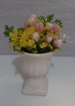 Mini Vaso Grego Cerâmica Branco - imagem 2