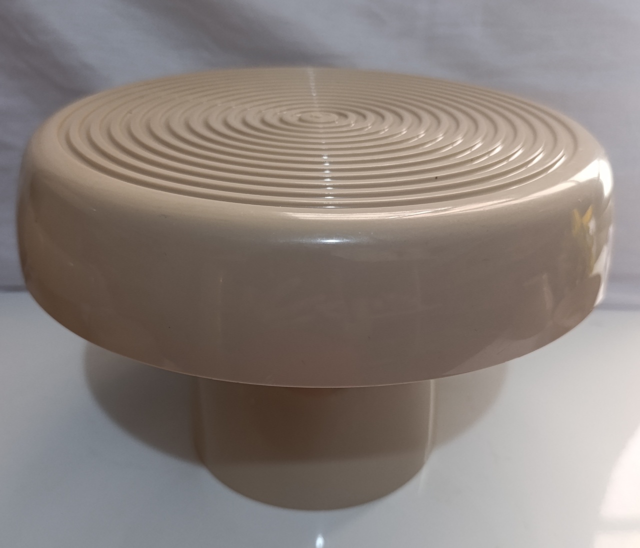 Boleira Alegra Bege G   - AMÔ ATELIÊ DECORAÇÃO