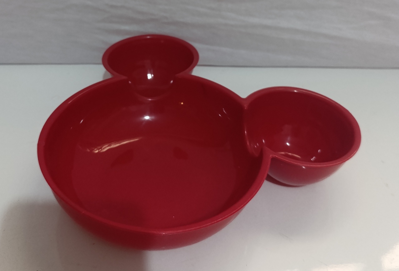 Bandeja Cabeça Minie/Mickey Vermelha  - AMÔ ATELIÊ DECORAÇÃO