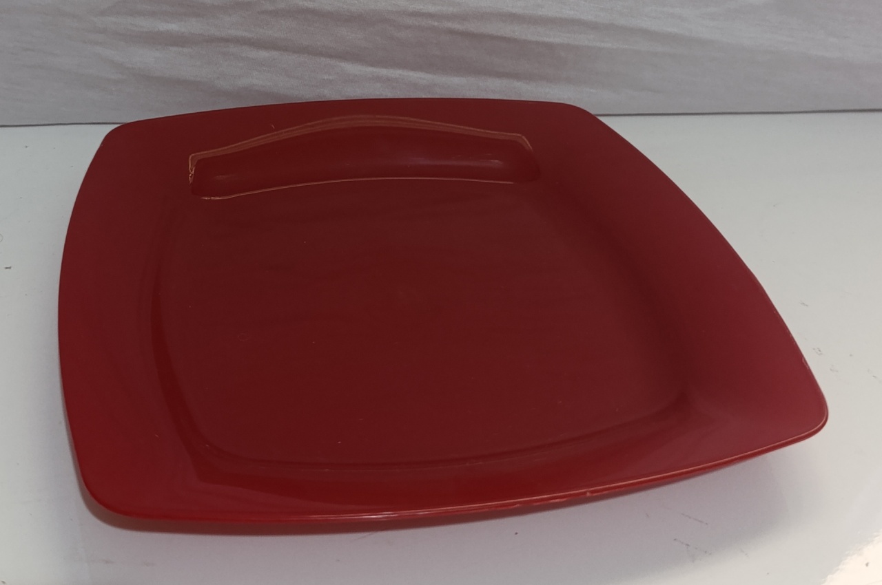 Bandeja Vermelho P - AMÔ ATELIÊ DECORAÇÃO