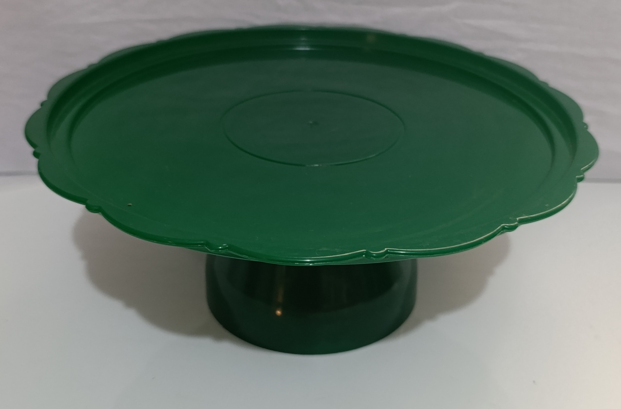 Boleira Verde Escuro G  - AMÔ ATELIÊ DECORAÇÃO