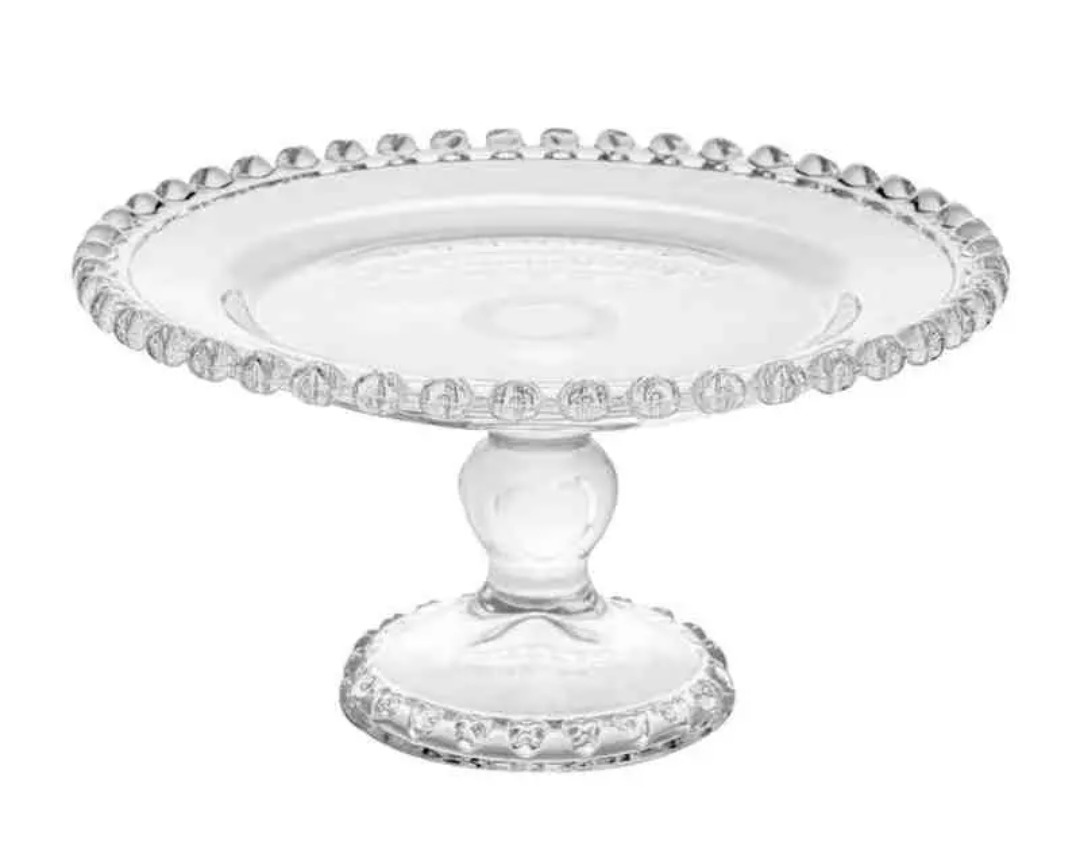 Boleira Cristal Bolinha Lyor M - AMÔ ATELIÊ DECORAÇÃO