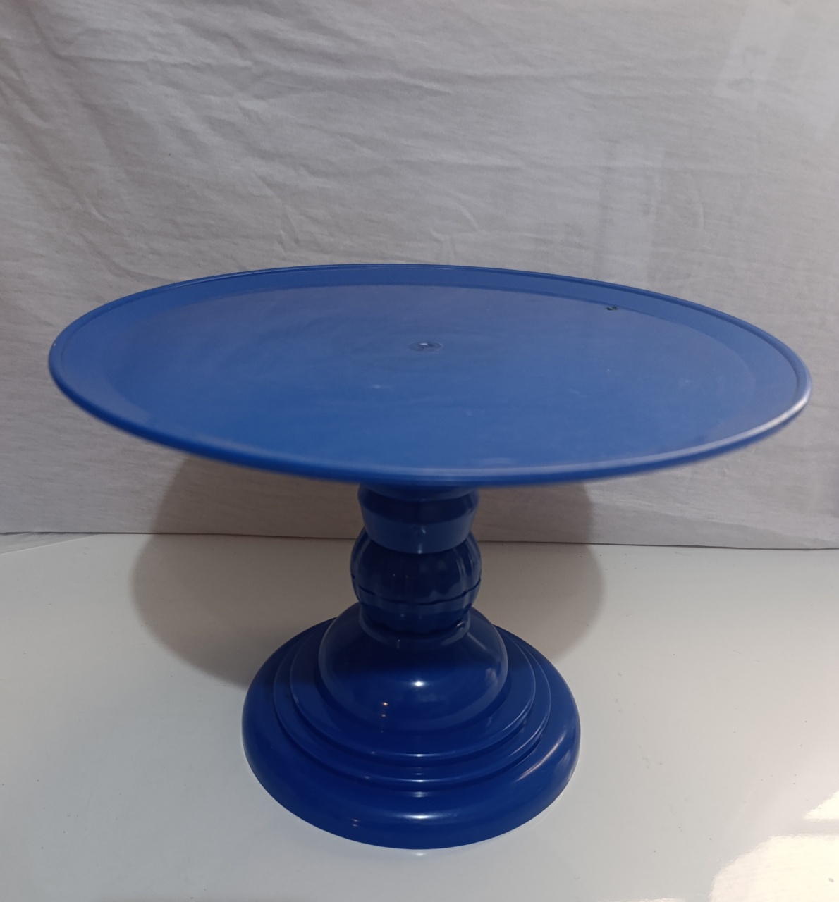 Boleira Azul Royal G - AMÔ ATELIÊ DECORAÇÃO