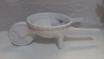Vaso Cerâmica Carriola Branco  - imagem 1