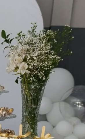 Vaso Tubo Vidro Transparente G - AMÔ ATELIÊ DECORAÇÃO