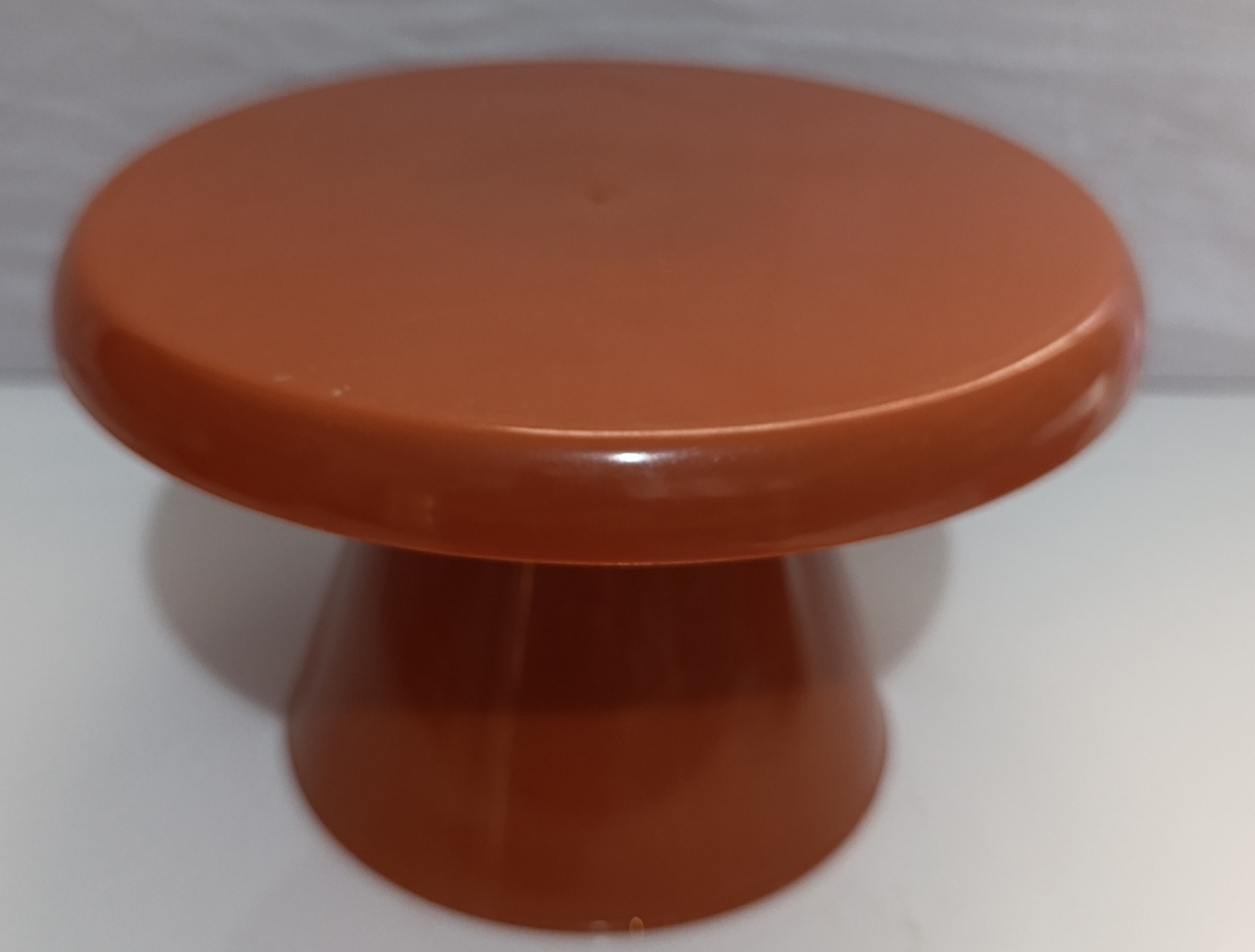 Boleira Cogumelo Terracota M  - AMÔ ATELIÊ DECORAÇÃO
