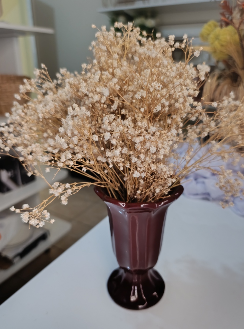 Vaso Grego Cerâmica Marsala M - AMÔ ATELIÊ DECORAÇÃO