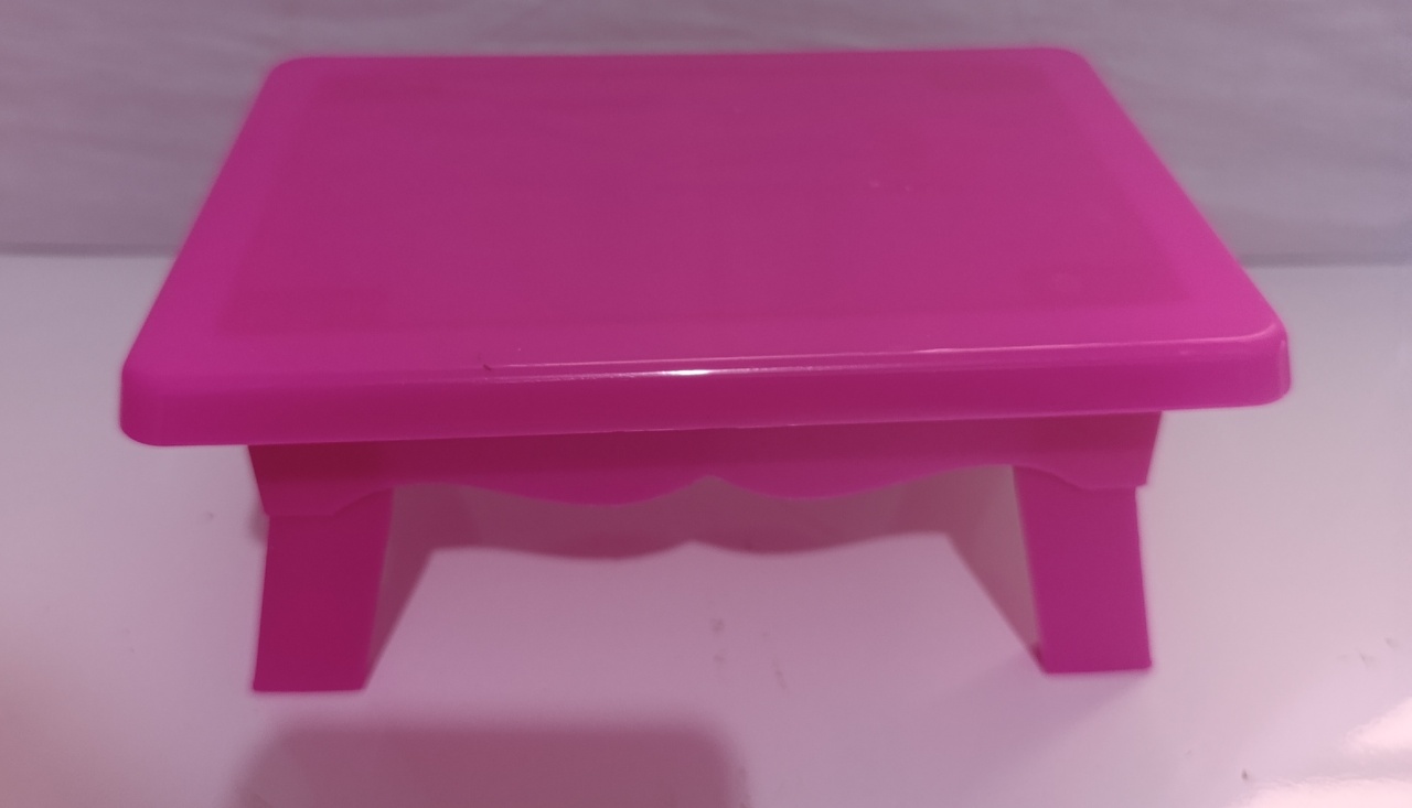 Banquinho Pink  - AMÔ ATELIÊ DECORAÇÃO