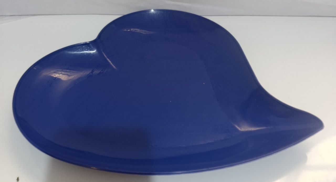 Bandeja Coração Azul Royal G - AMÔ ATELIÊ DECORAÇÃO